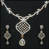 Fancy White stone Necklace Set - code03 - Click here to View more details about this Product
